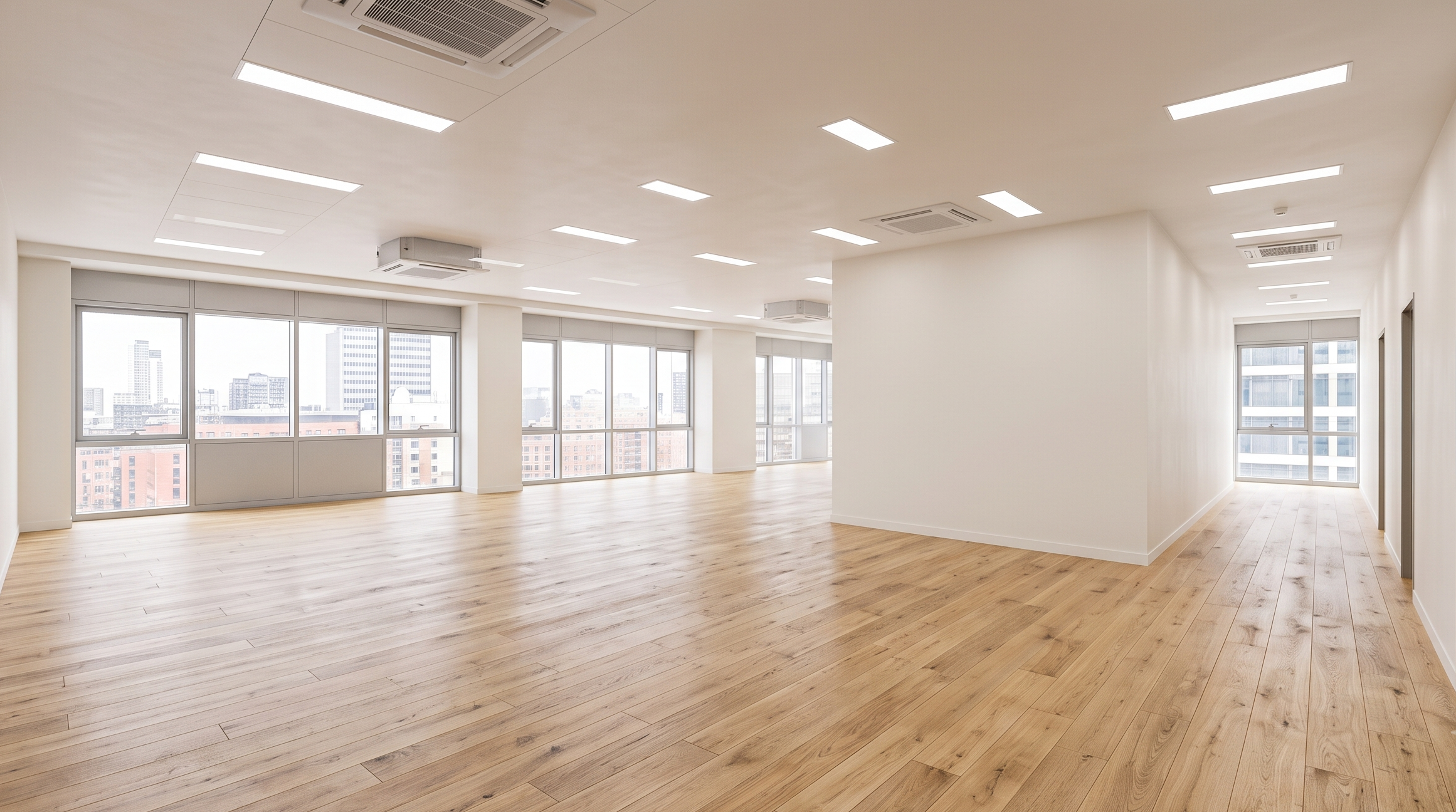 Avant — locaux avant aménagement du cabinet d'architecte